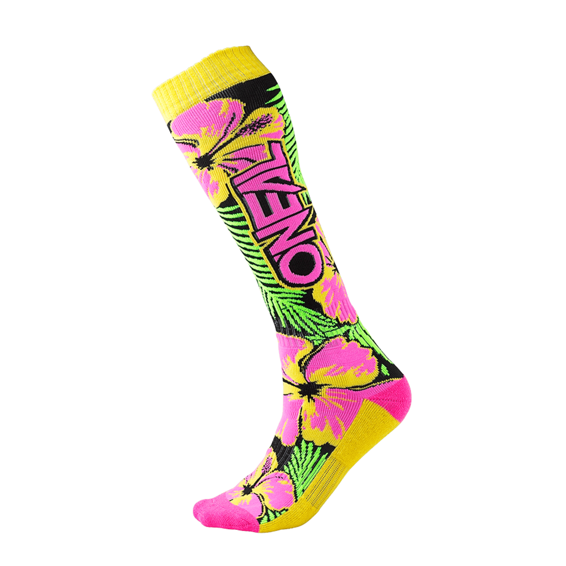 Термо чорапи O'NEAL PRO MX ISLAND pink/green/yellow