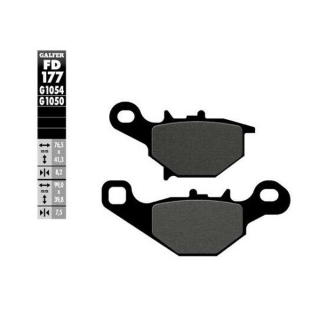 Предни мото накладки Galfer SCOOTER FD177G1050