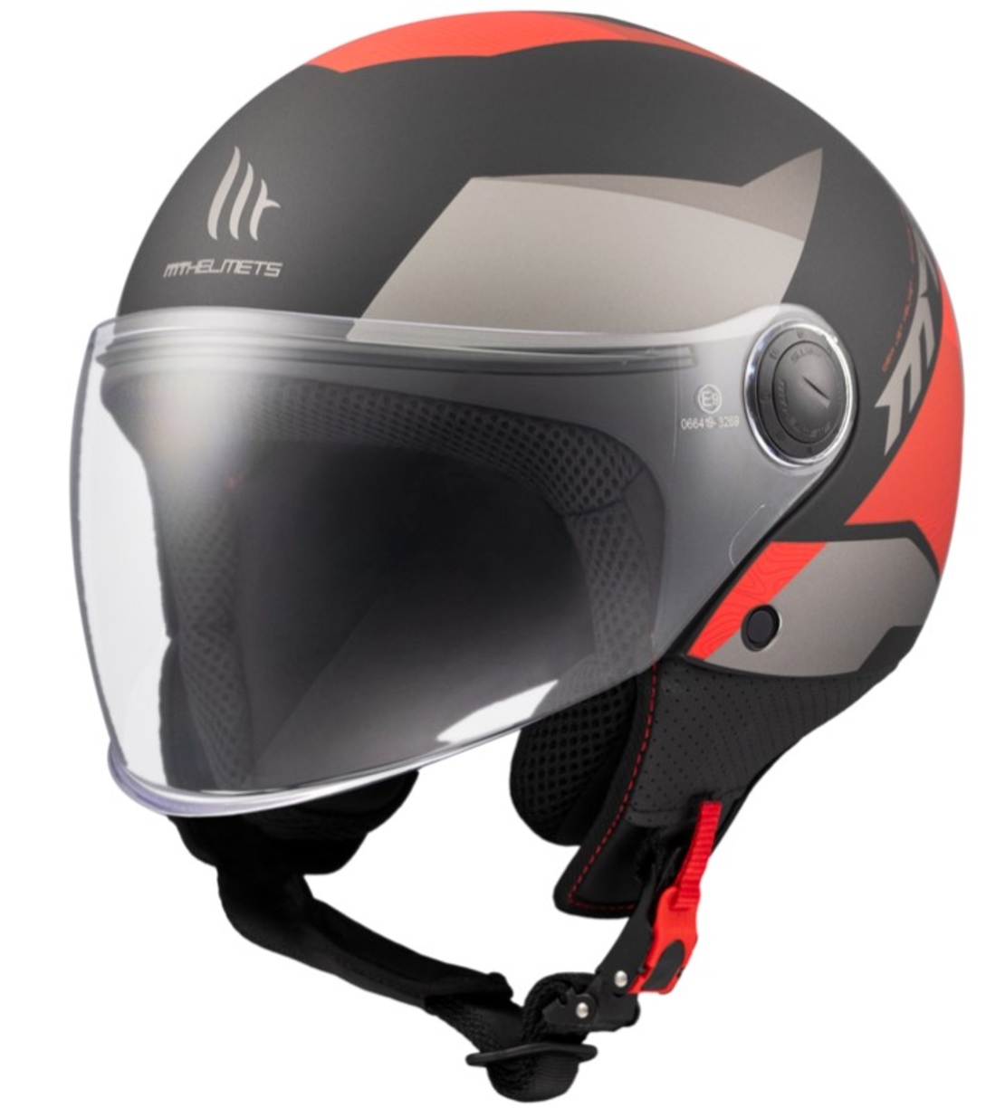 КАСКА ЗА СКУТЕР MT STREET S POKE B5 MATT