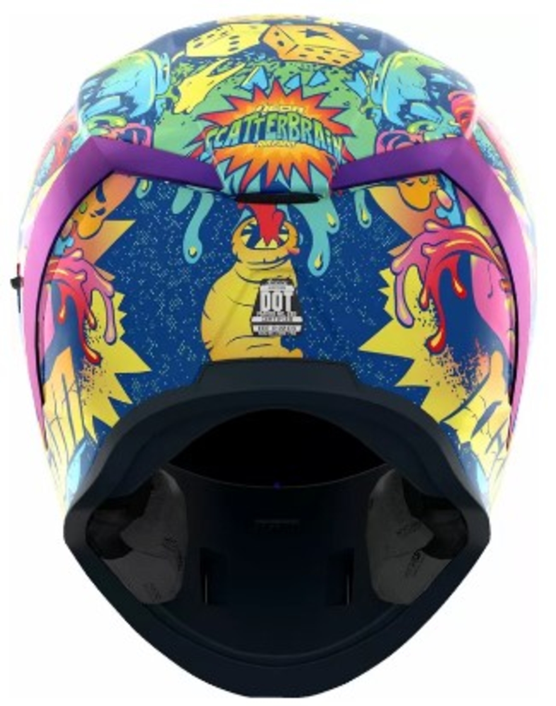 Каска ICON Airform™ Scatterbrain MIPS® Purple/Multi