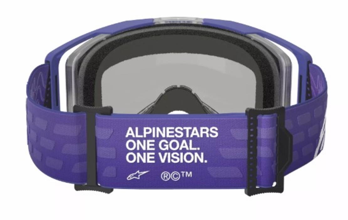 Мотокрос очила ALPINESTARS VISION 8 CORP PURPLE MIRROR-BLUE