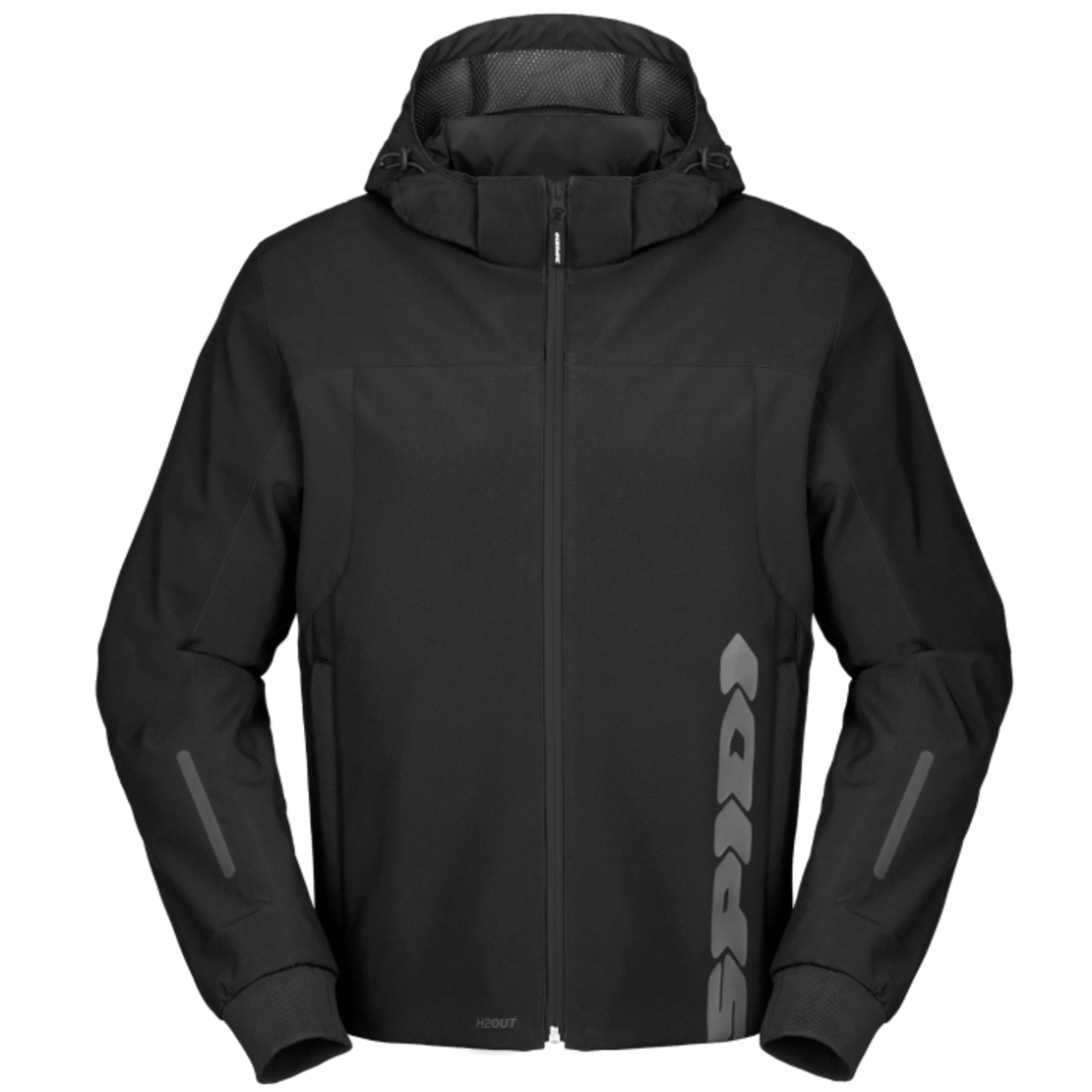 Текстилно мото яке SPIDI HOODIE H2OUT II BLACK/ANTHRACITE