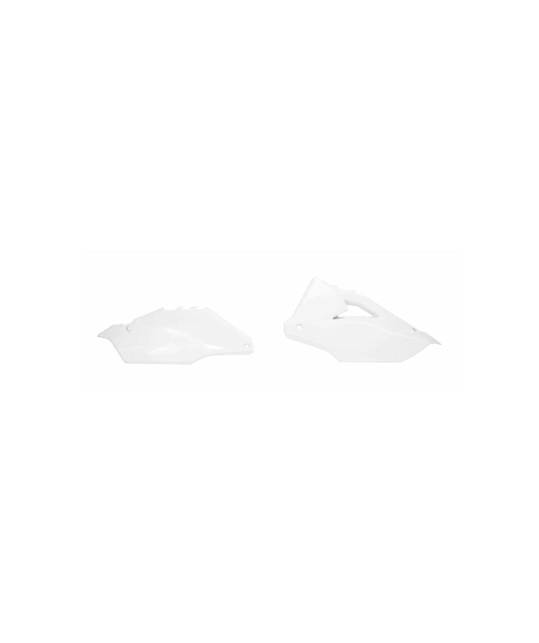 Странични панели RACETECH Side Panels White Kawasaki KXF 250 21/24 / KXF 450 19-23