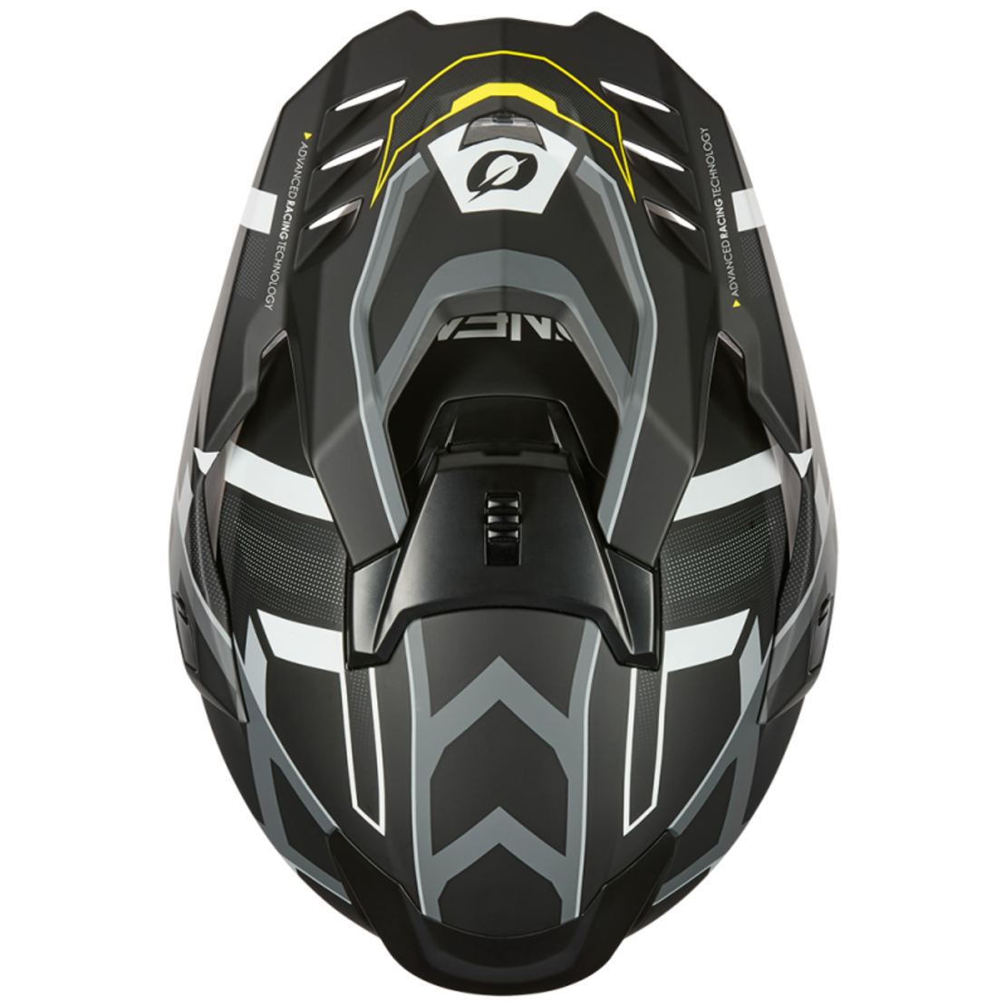 Ендуро каска D-SRS SQUARE BLACK/NEON YELLOW/GRAY V.25