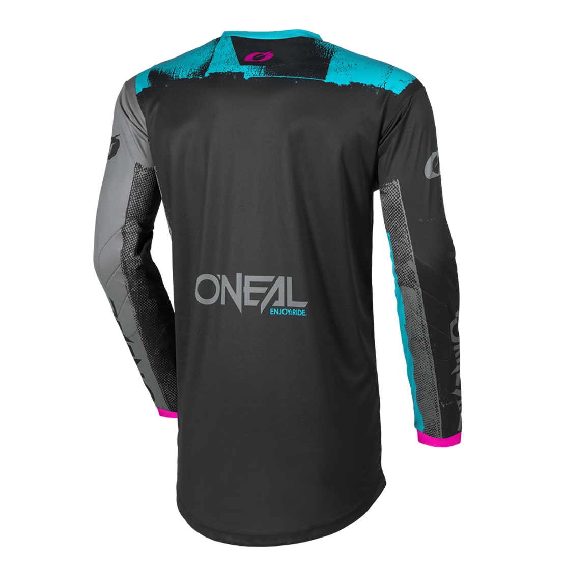 Дамска мотокрос блуза O`NEAL ELEMENT ROLLER BLACK/CYAN V.26