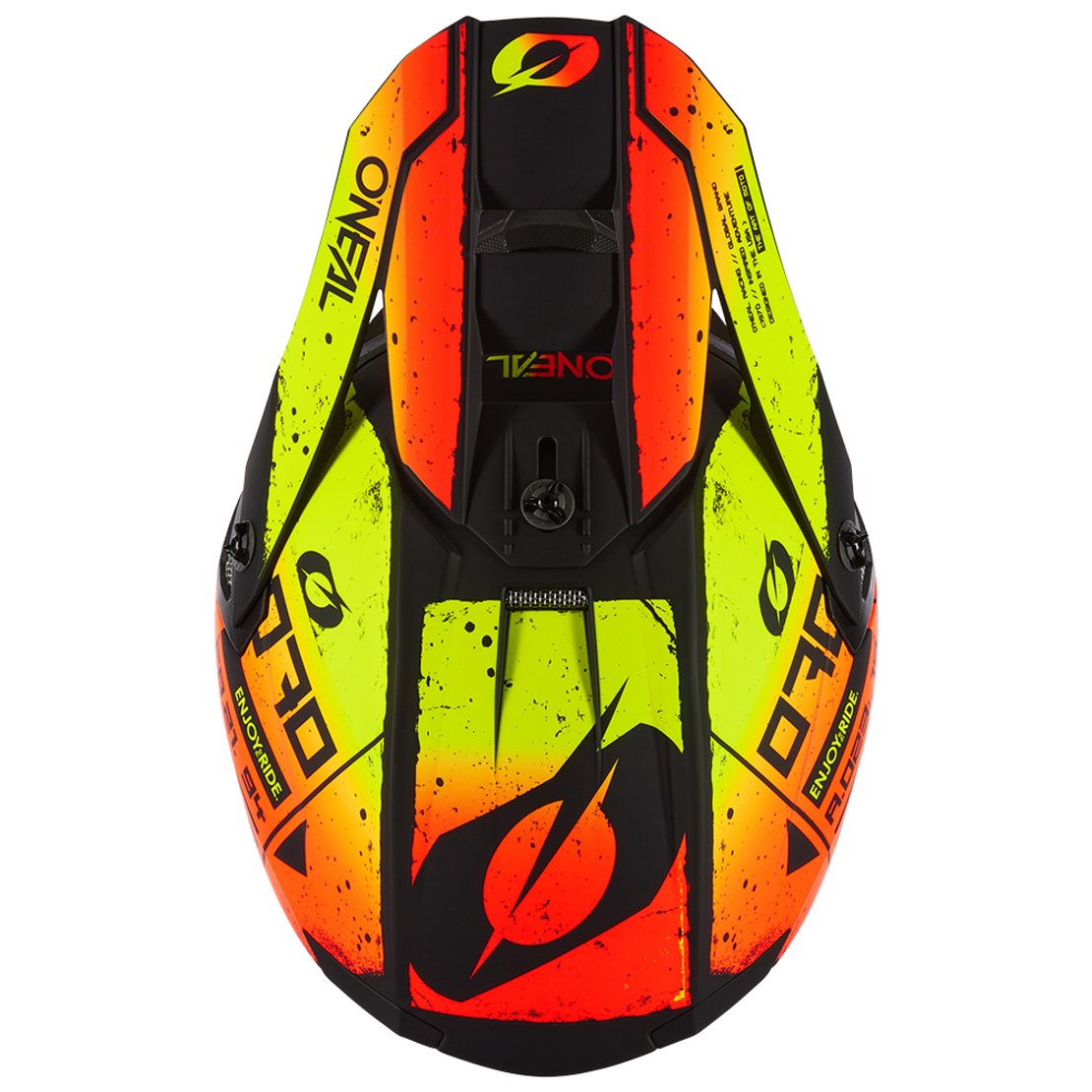 Мотокрос каска O'NEAL 5SERIES SCARZ BLACK/RED/YELLOW V.24