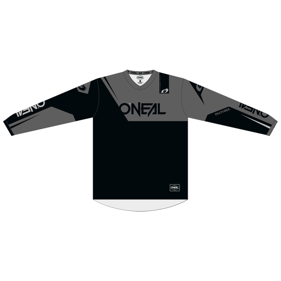 Детска мотокрос блуза O'NEAL ELEMENT RACEWEAR BLACK/GRAY V.26