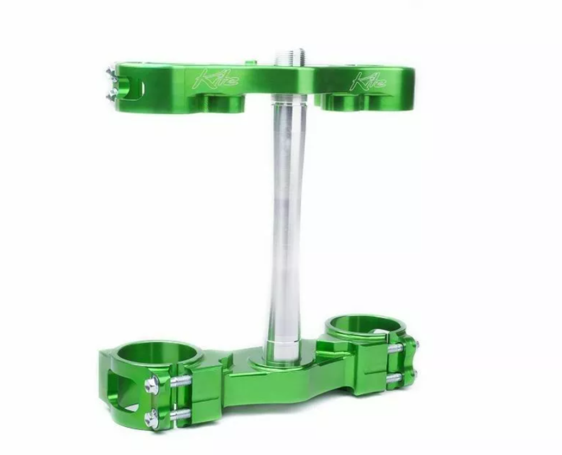 Трипътник KITE TRIPLE CLAMPS MX-EN KXF 450 Green 12-17