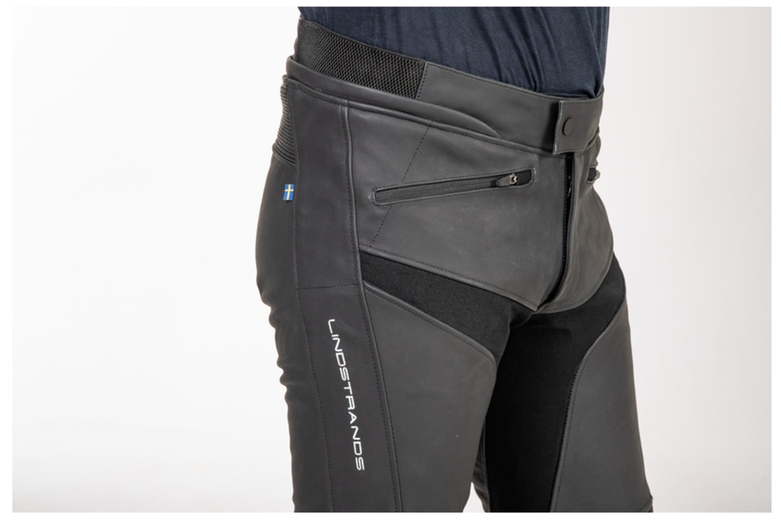 Кожен панталон Lindstrands Sanden Black