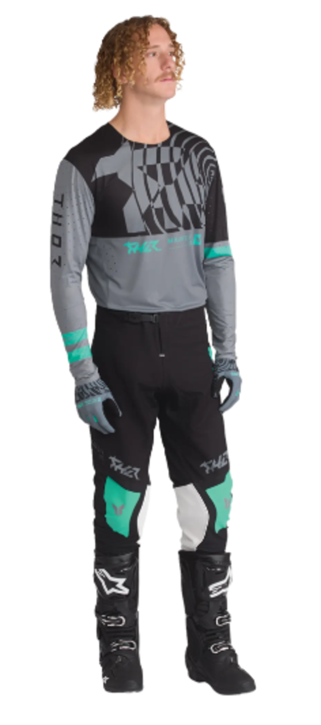 Мотокрос брич THOR SPORTMODE MIND CTRL CH/BK