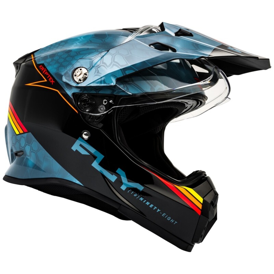 Ендуро каска FLY RACING Trekker Conceal-Slate/Black/Red 2025
