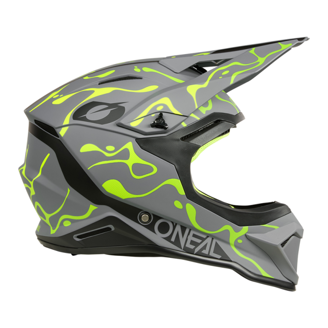 Каска O'NEAL 1SERIES SPLASH GRAY/NEON YELLOW V.26