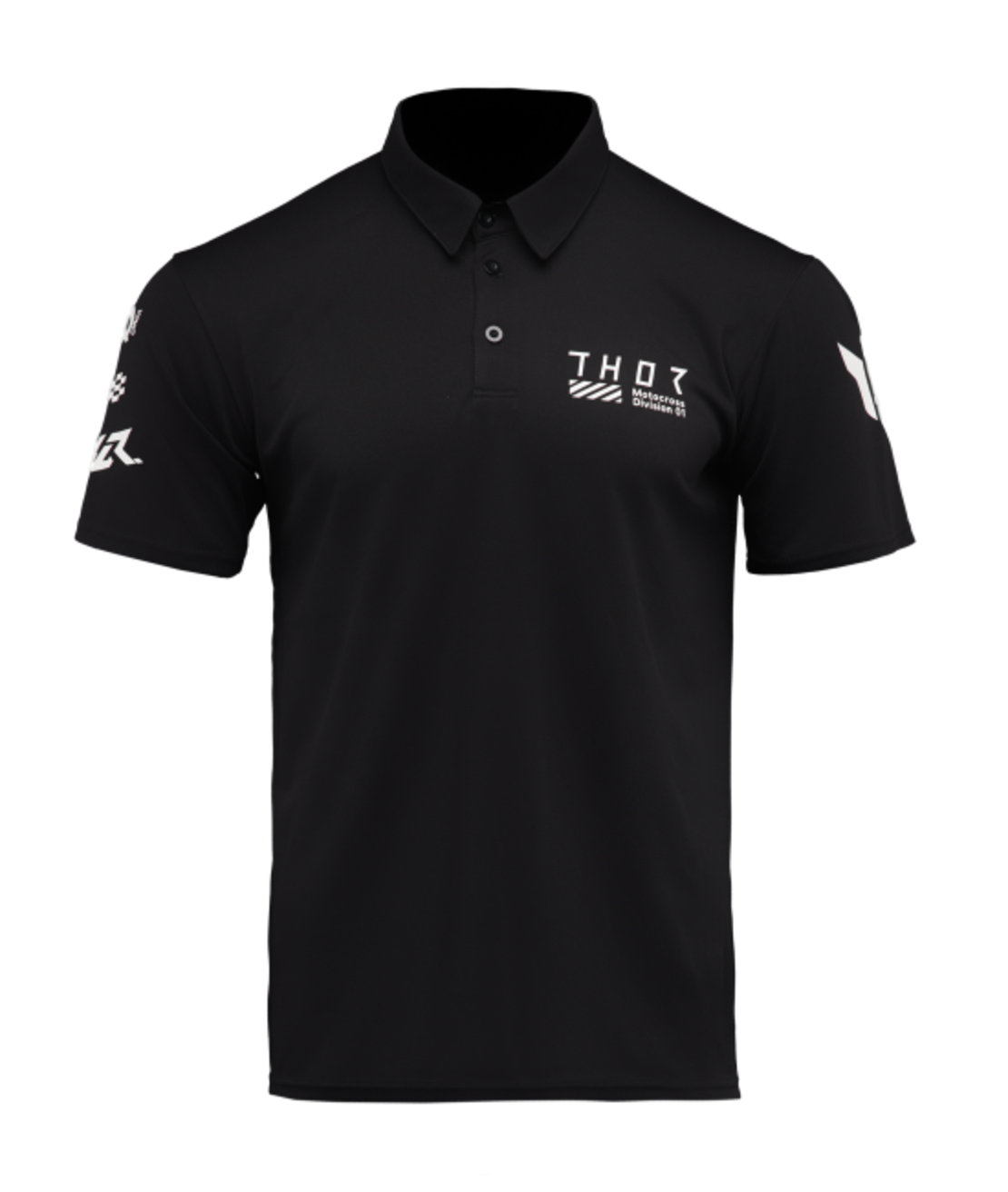 Мото тениска THOR POLO CORPO BLACK