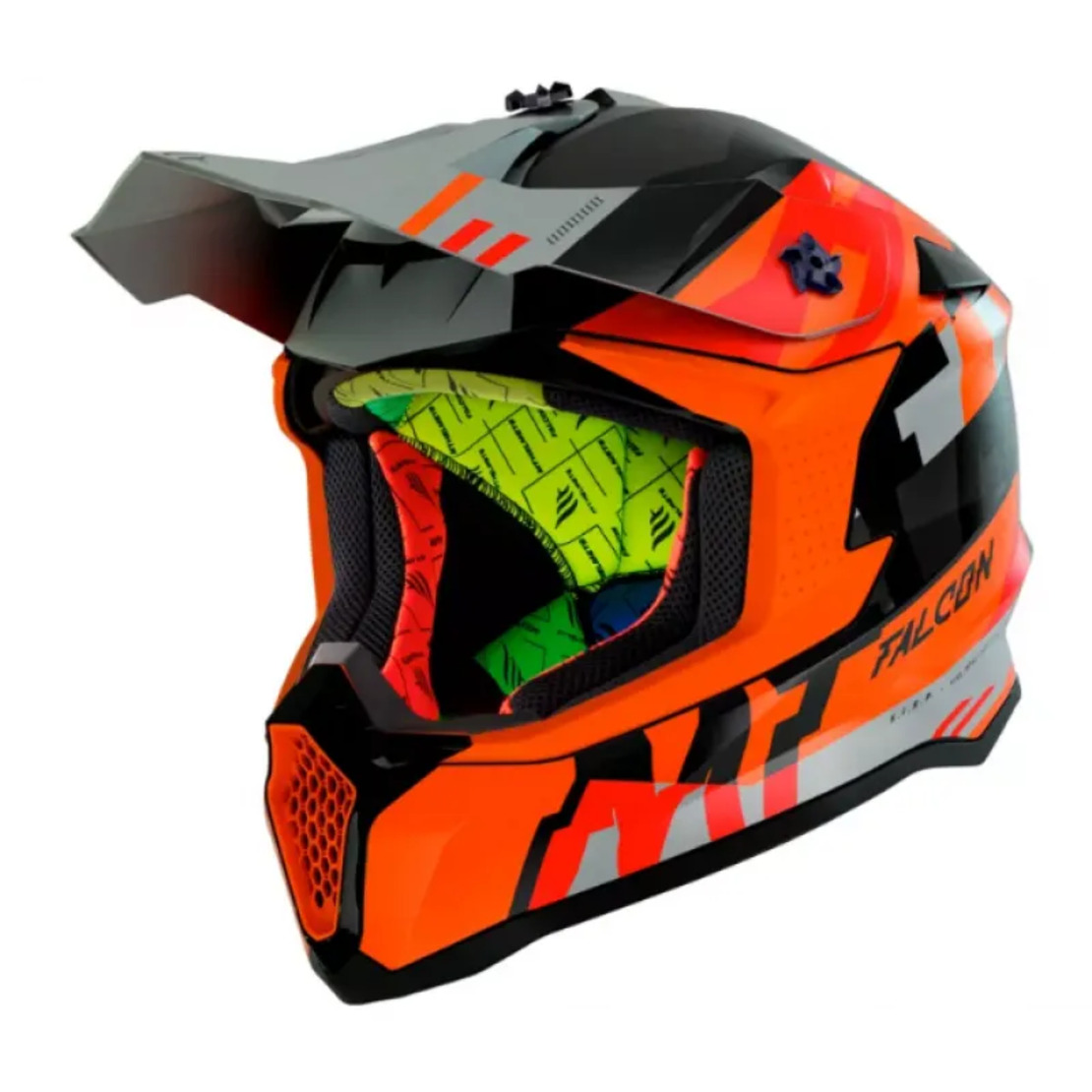 Мотокрос каска MT FALCON ARYA A4 MATT ORANGE