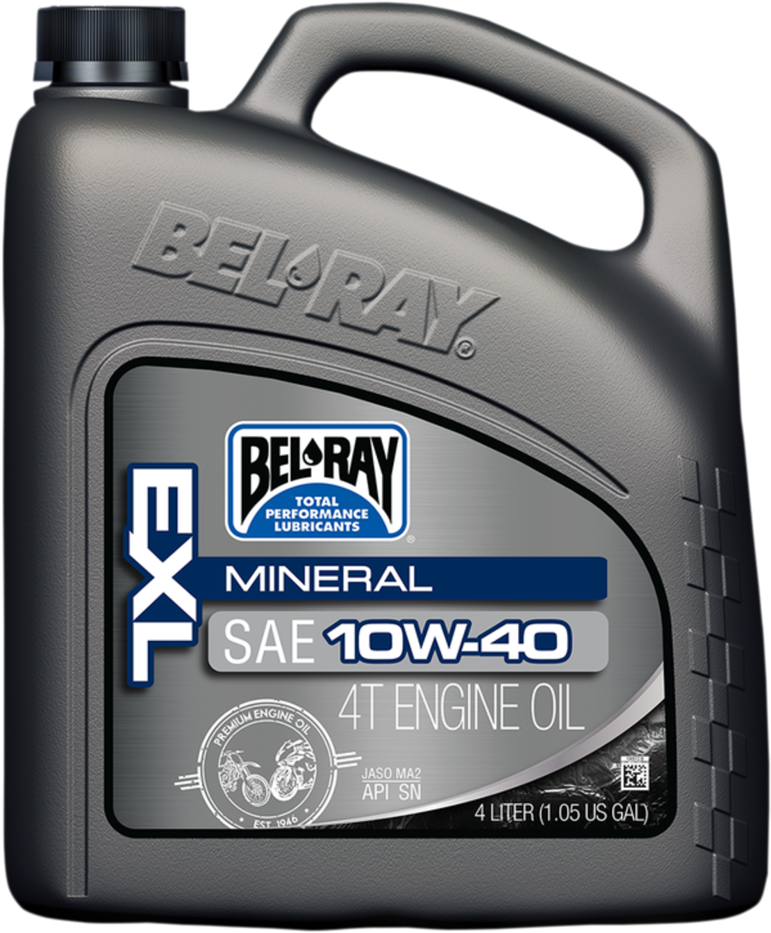 Масло BEL-RAY EXL MINERAL 4T 10W-40 4L