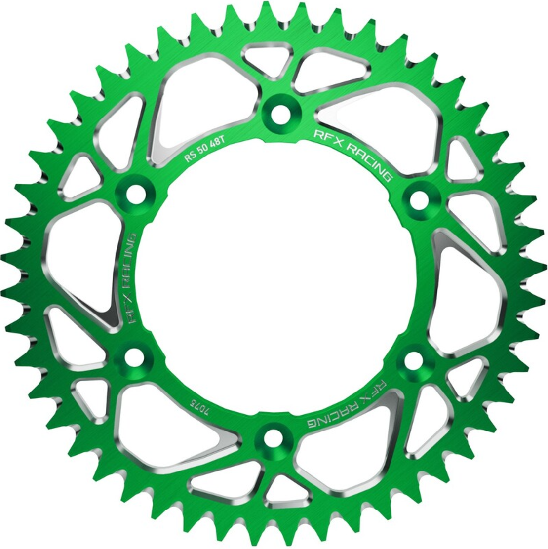 Заден пиньон RFX Pro Series Elite GREEN Aluminium Rear Sprocket KDX 200 - 520 46T