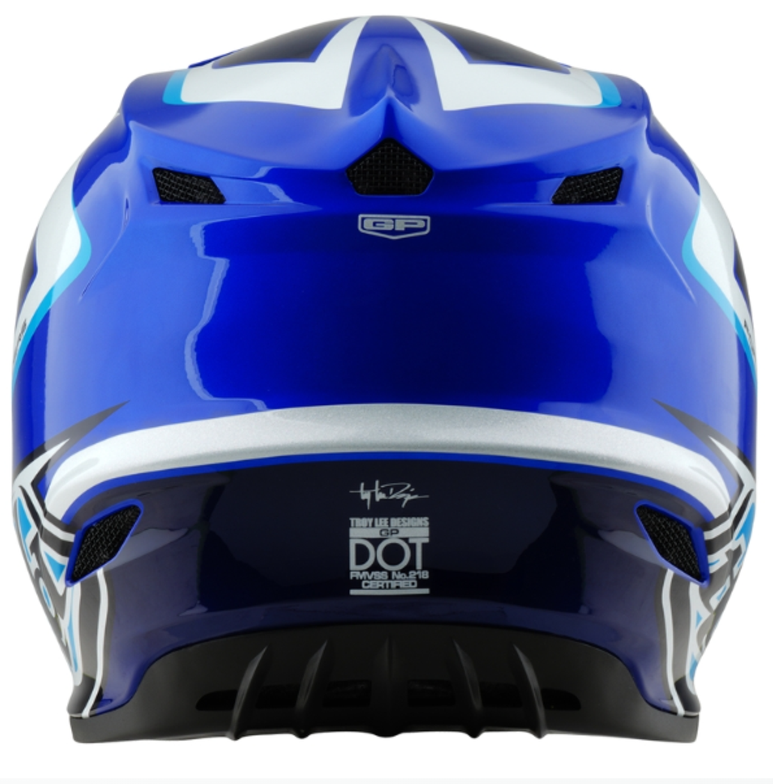 Детска мотокрос каска TROY LEE DESIGNS GP Shutter - Blue/White