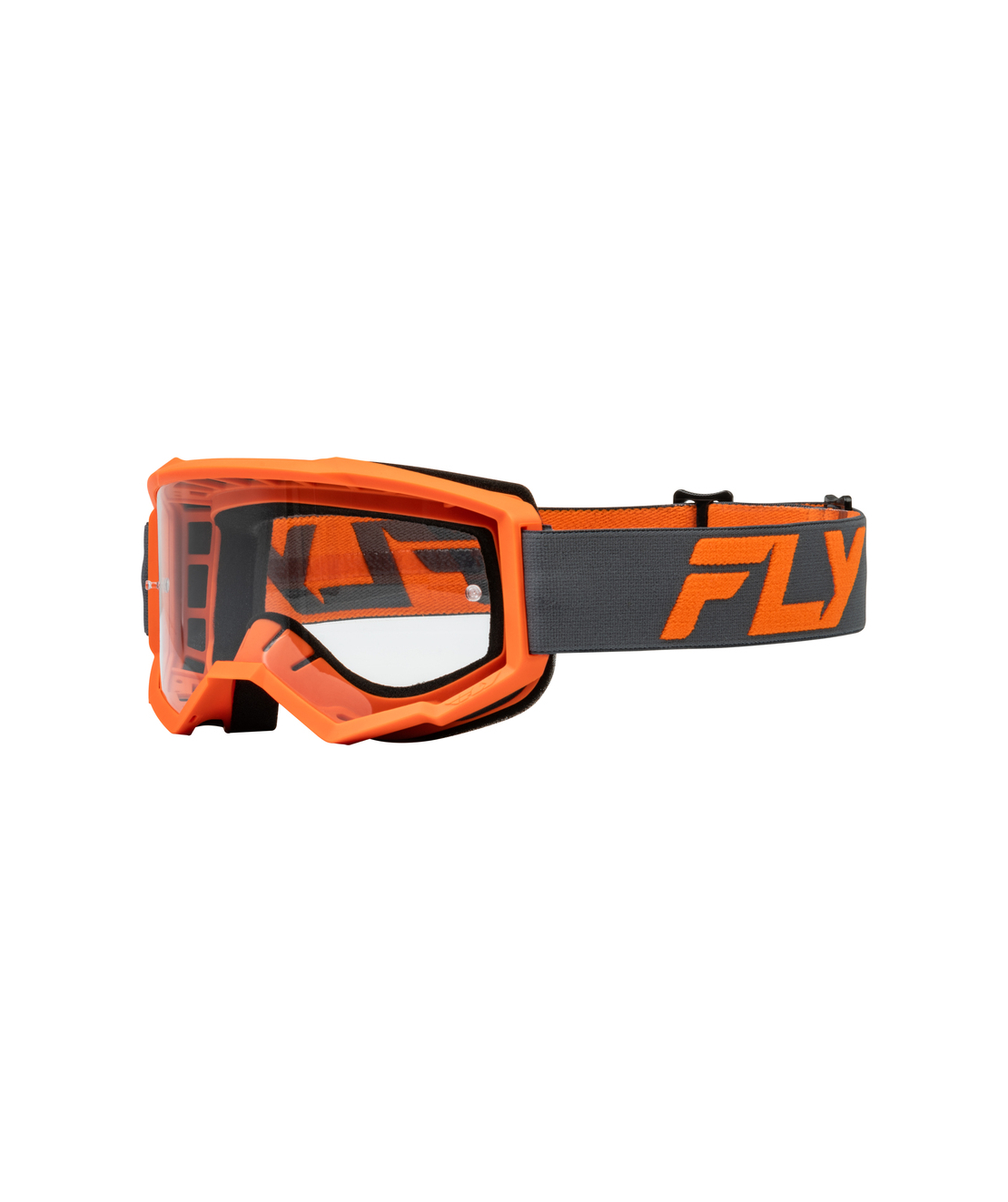 Мотокрос очила FLY RACING Focus 24 Charcoal/Orange - Clear Lens