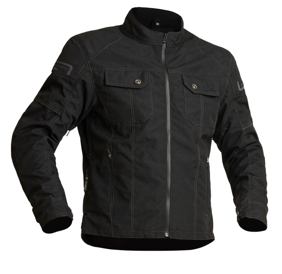 Текстилно мото яке Lindstrands Lugnet Black