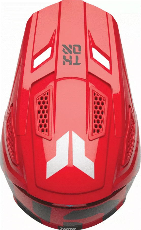 Мотокрос каска THOR FLEET FORGE RED