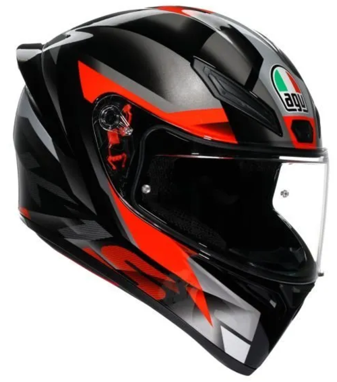 КАСКА AGV K1 S FASTLAP BLACK/GREY/RED