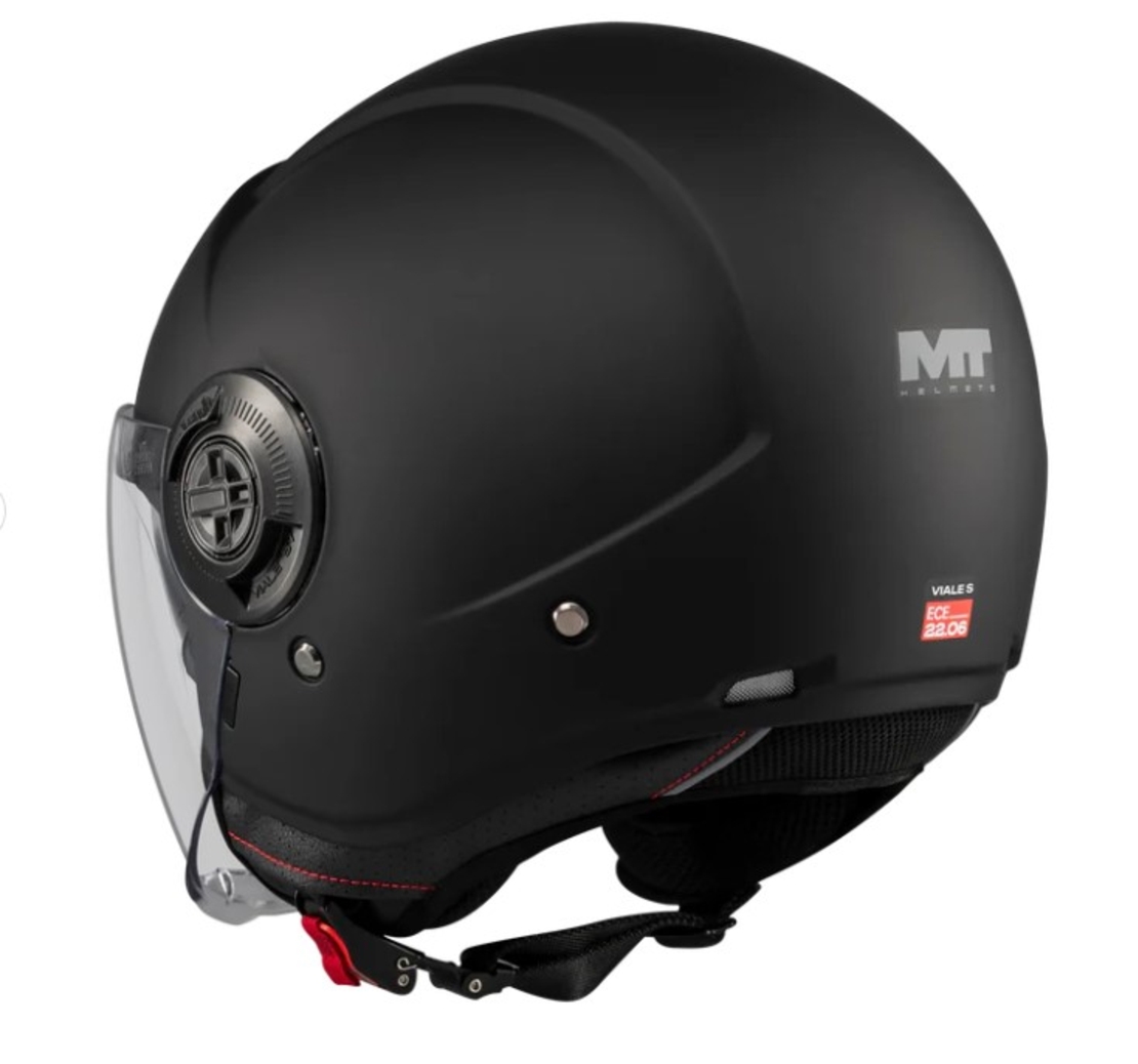КАСКА ЗА СКУТЕР MT VIALE SV S PURE A1 BLACK MATT