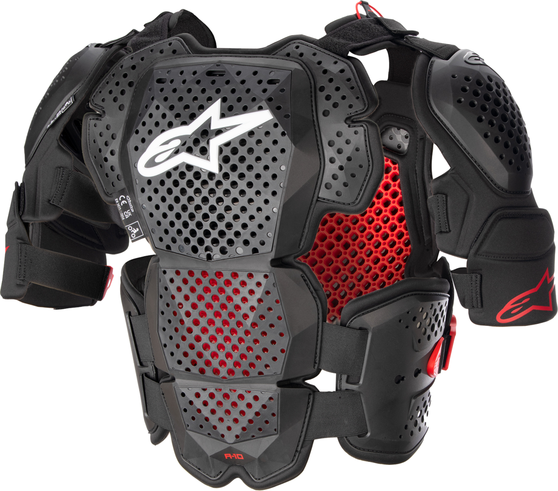 Протекторна броня ALPINESTARS A-10 V2 BLACK/RED