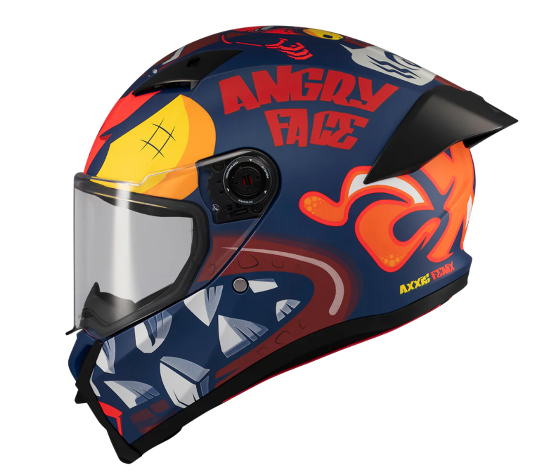 Каска AXXIS FENIX ANGRY FACE C5 MATT