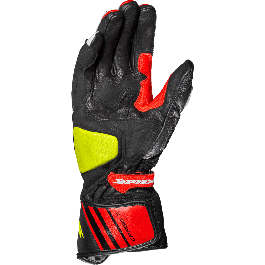Мото ръкавици SPIDI Carbo 7 RED/FLUO