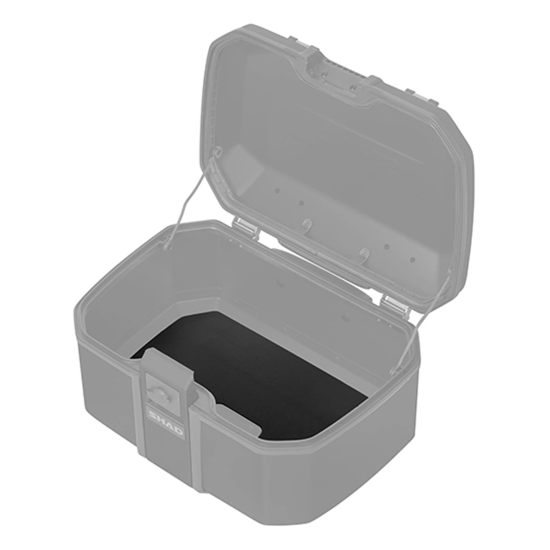 Алуминиев мото куфар SHAD TR55 Pure Black Черен - 55 литра