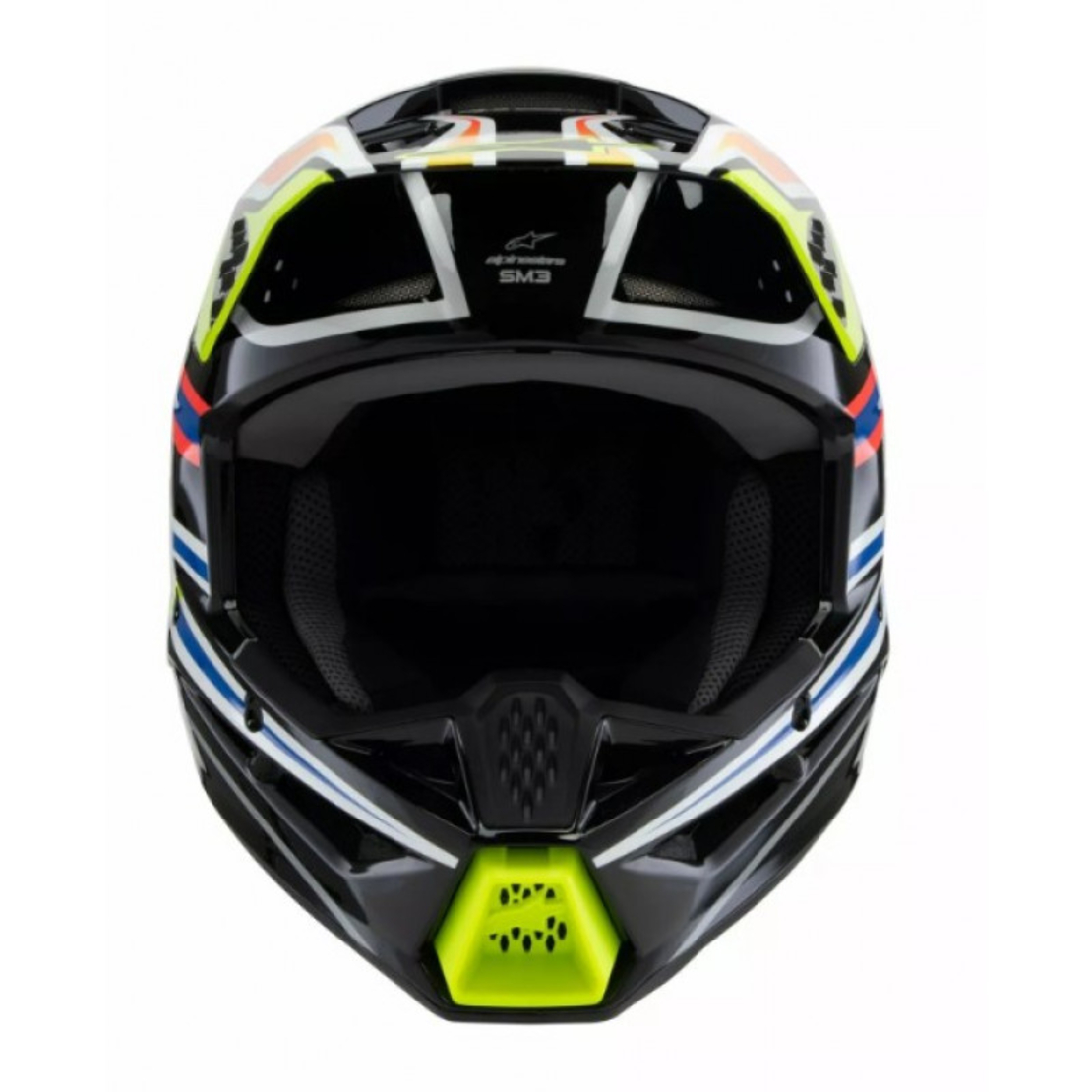 Детска каска ALPINESTARS SM3 WURX BLK/YL/B