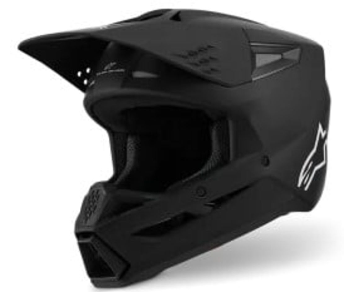 Мотокрос каска ALPINESTARS SM3 BLACK-MATT