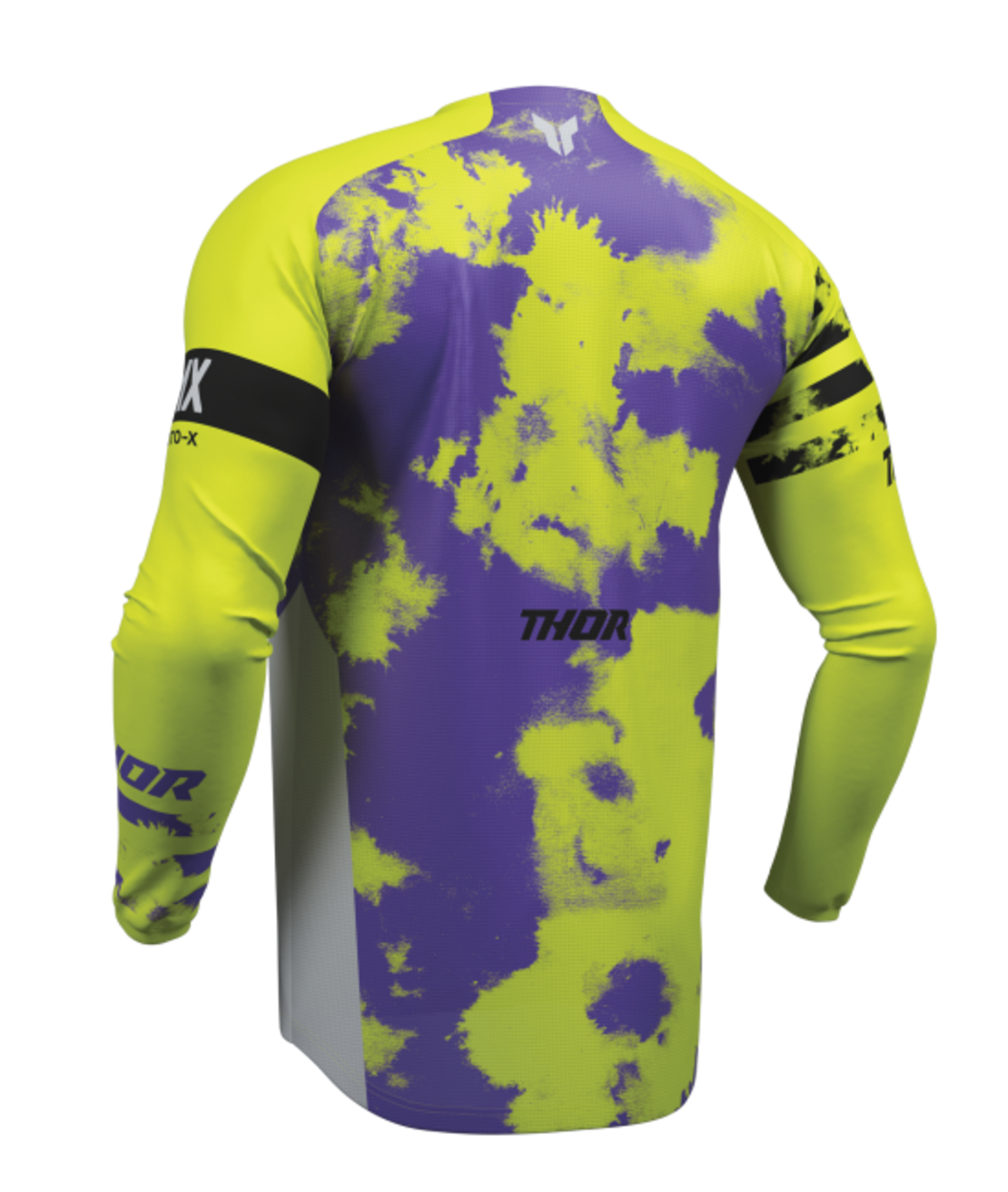 Мотокрос джърси THOR LAUNCHMODE BLEACH GRAY/ACID