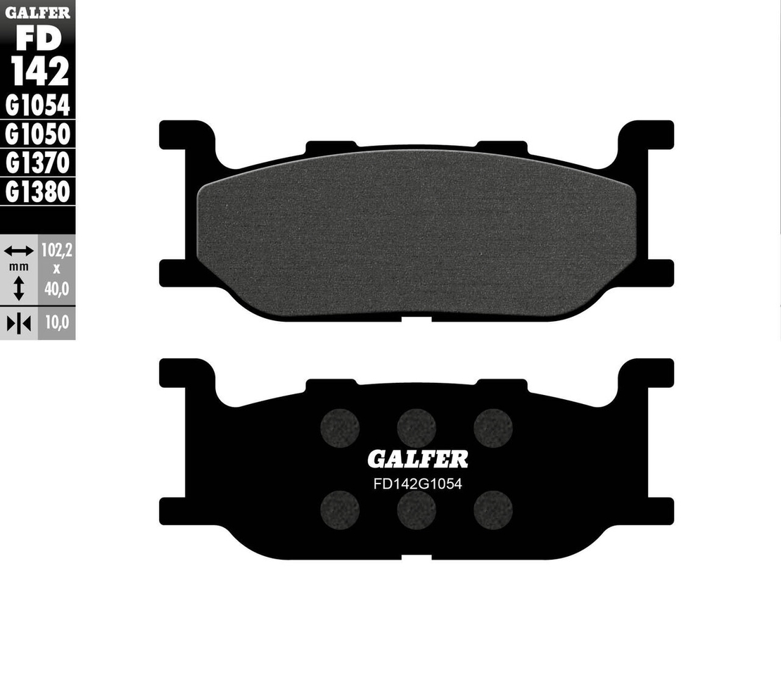 Предни мото накладки Galfer SEMI METAL FD142G1054