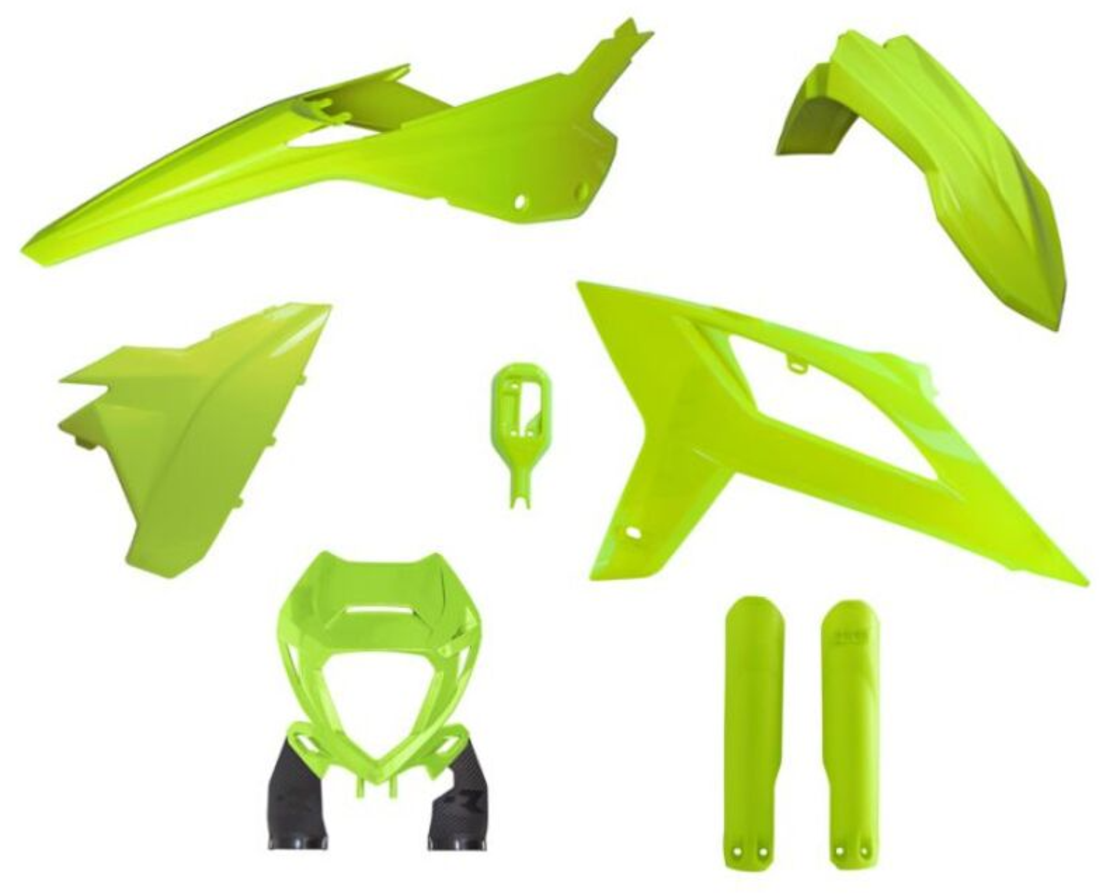 Комплект пластмаси RACETECH Plastic Kit Replica - Beta RR 20-23 (Neon Yellow)