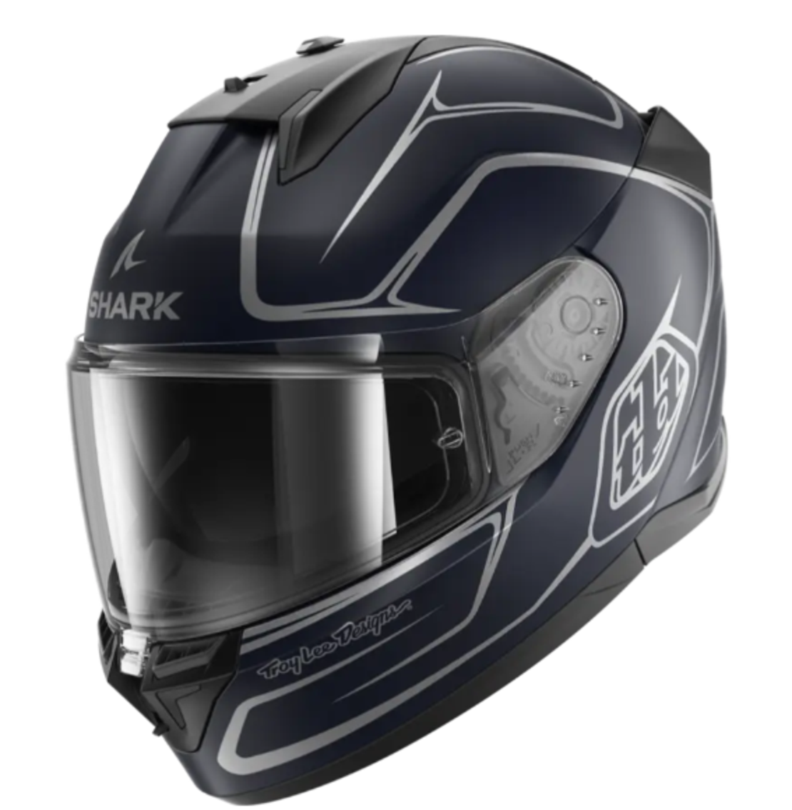 Каска SHARK D-SKWAL 3 DRONE BLUE/SILVER MATT