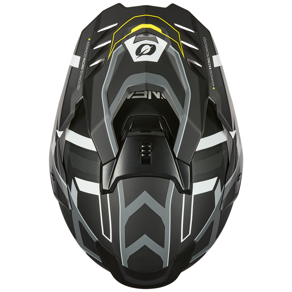 Ендуро каска D-SRS SQUARE BLACK/NEON YELLOW/GRAY V.25