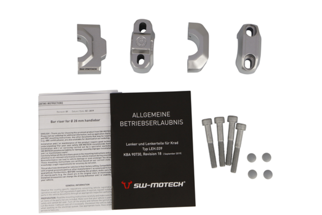 Повдигачи за кормило SW-MOTECH BAR RISER 28MM z