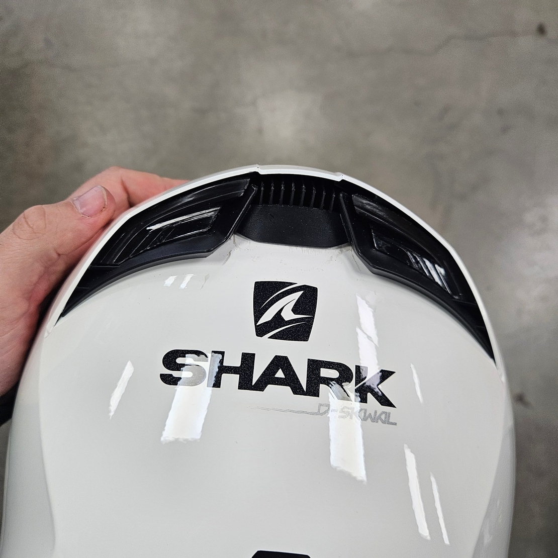 Каска SHARK D-SKWAL 2 BLANK WHITE AZUR ZH16708356