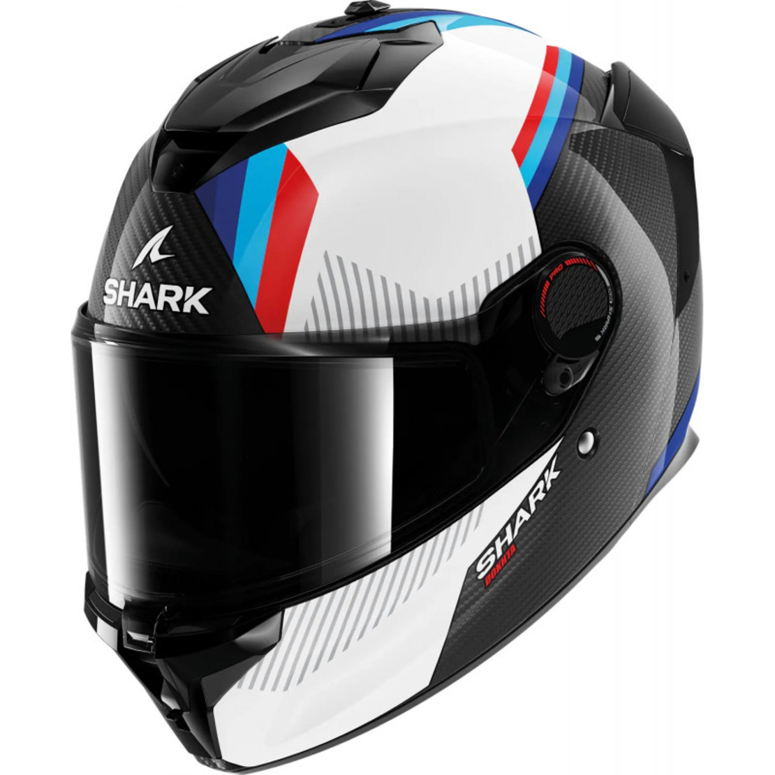 Каска SHARK SPARTAN GT PRO DOKHTA CARBON BLACK/WHITE/RED