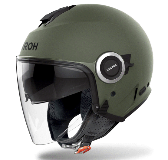 Kаска за скутер AIROH  HELYOS MILITARY GREEN