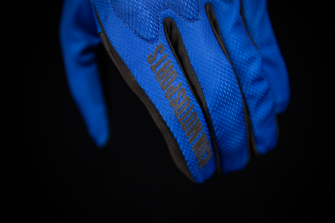 Текстилни мото ръкавици ICON ANTHEM 2 - BLUE