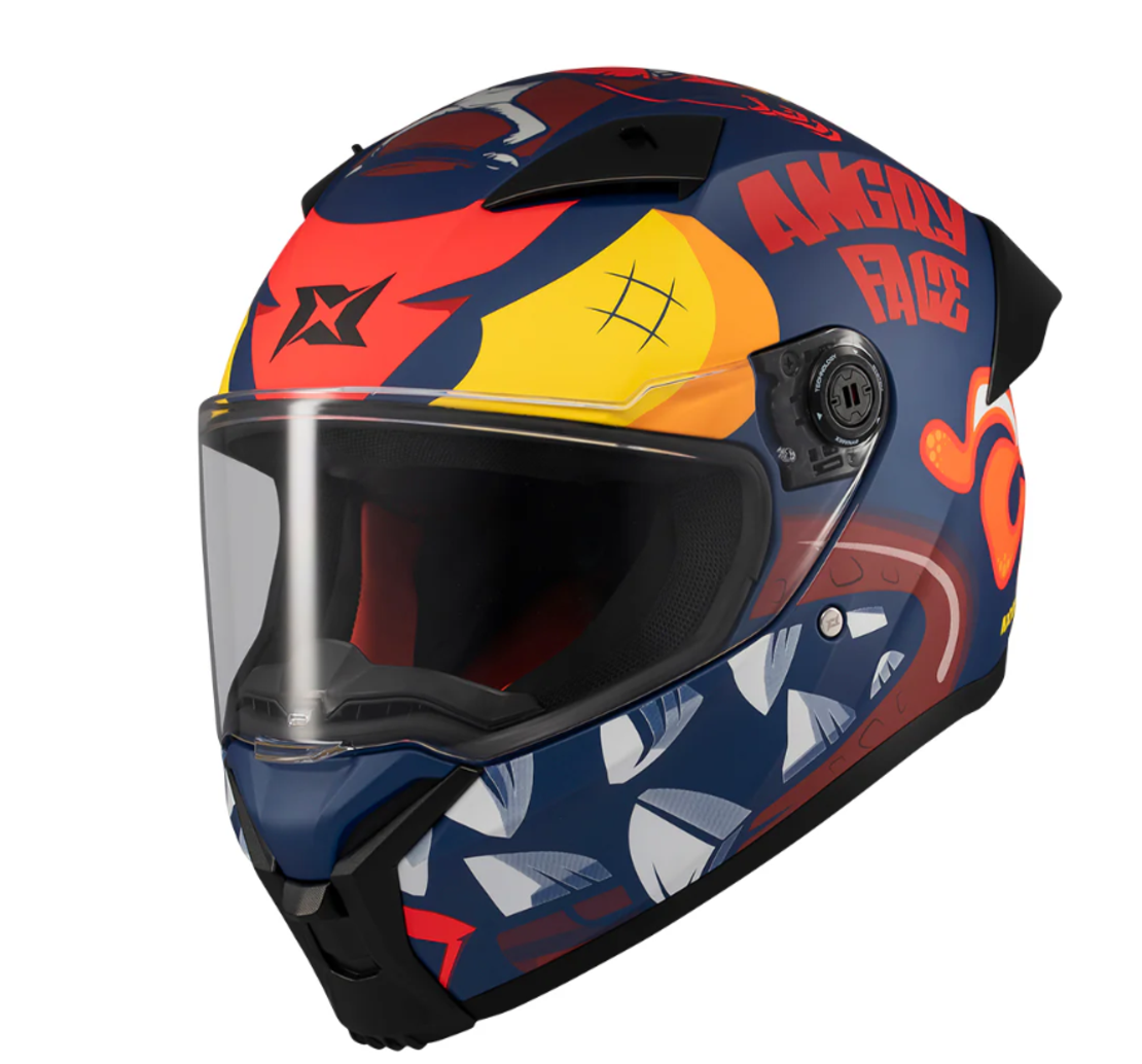 Каска AXXIS FENIX ANGRY FACE C5 MATT