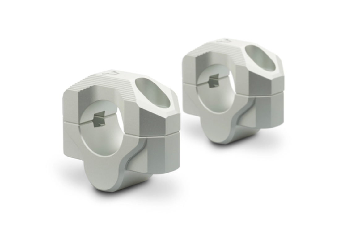 Повдигачи за кормило SW-MOTECH BAR RISER 28MM SILVER m