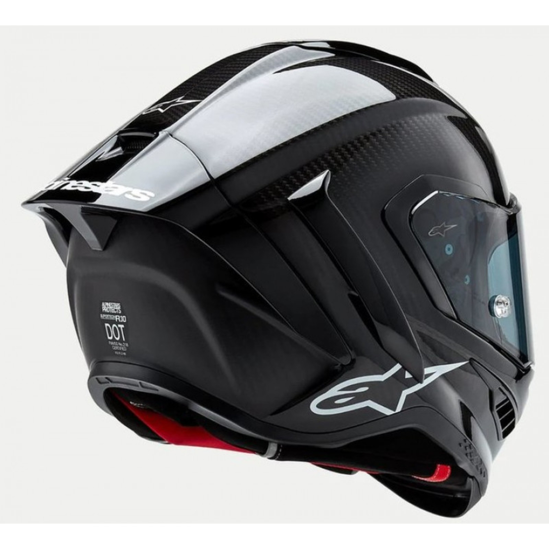 Каска ALPINESTARS Supertech R10 Black/Carb