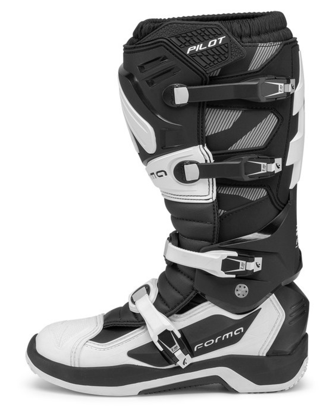 Мотокрос ботуши FORMA Pilot BLACK/WHITE