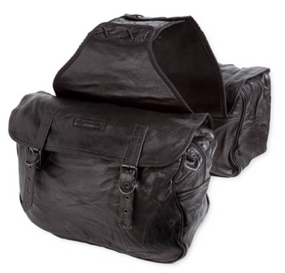 Кожени дисаги за мотор A-PRO SPIRIT BLACK