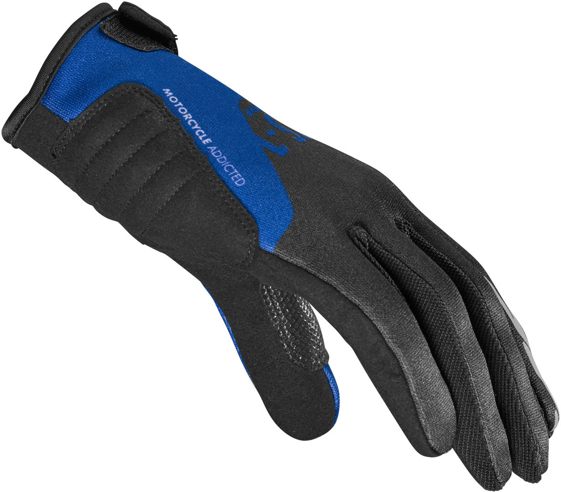 Текстилни мото ръкавици SPIDI CTS-1 BLACK/BLUE