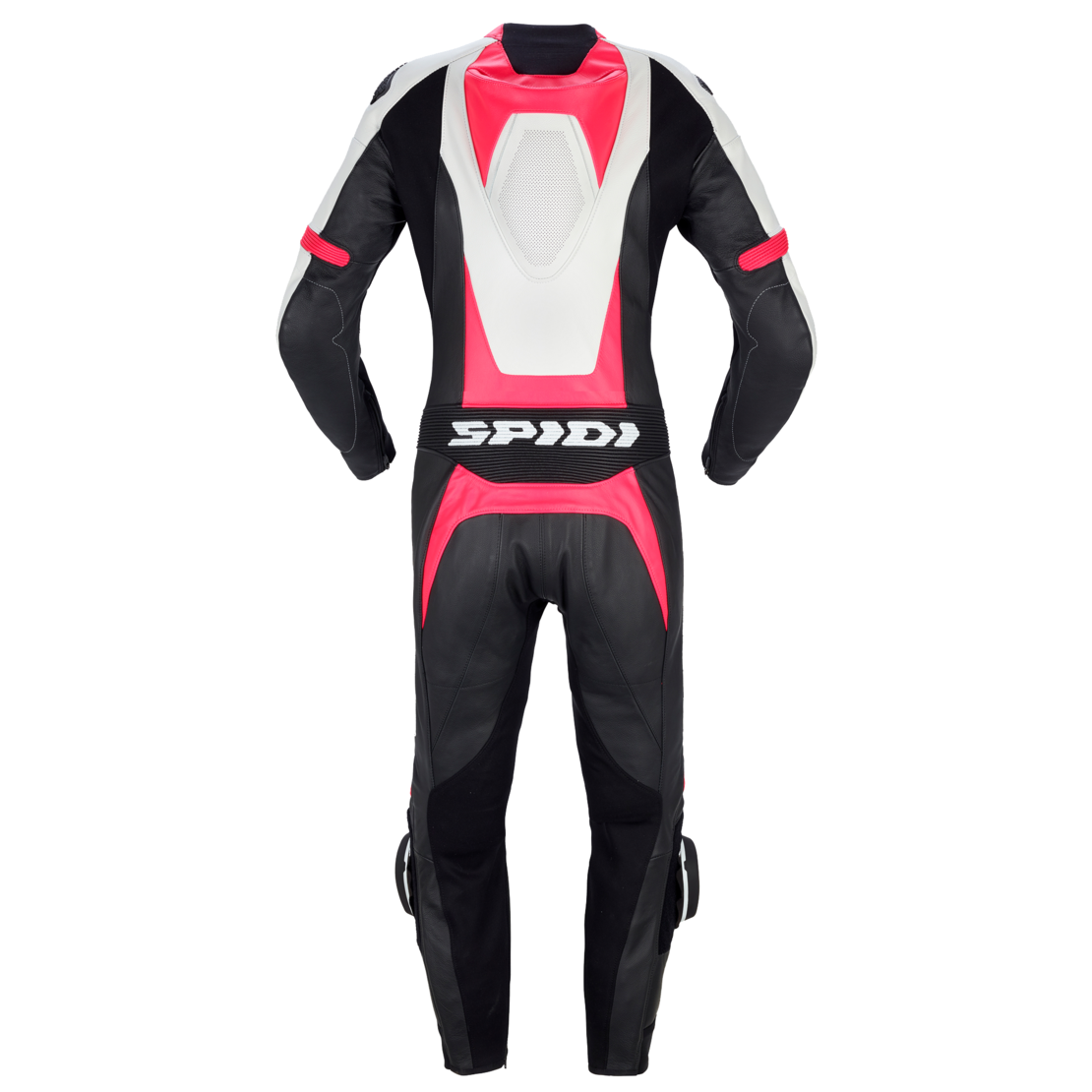Дамски кожен мото екип SPIDI TRACK PERF PRO Black/Fuchsia