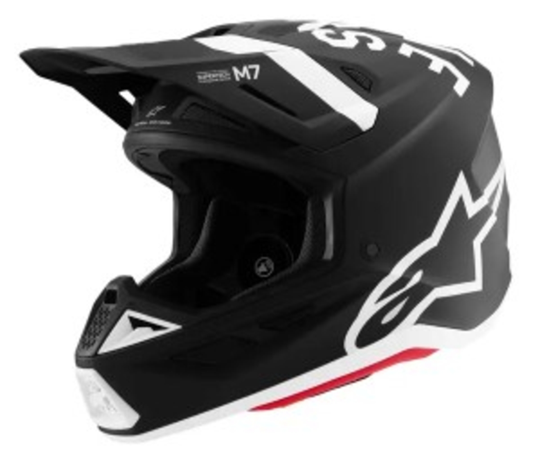 Мотокрос каска ALPINESTARS SM7 DASHER BLK/WHT